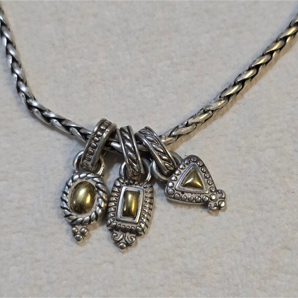 Brighton Mixed Metals Charms Lot Necklace‎